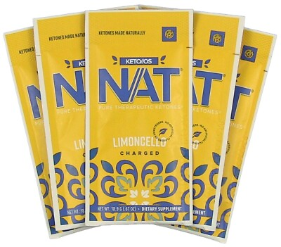 #ad Pruvit OS NAT Ketones LIMONCELLO Charged Sample 5 Pack NEW Seasonal Release