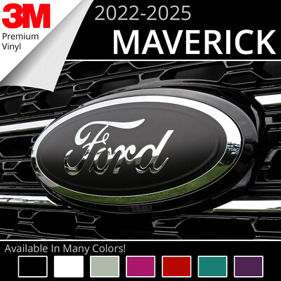 #ad BocaDecals 2022 2025 Ford Maverick Logo Emblem Insert Overlay Decals Set of 2