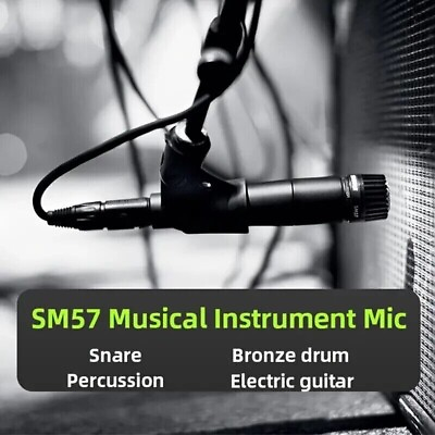 #ad SM57 Cardioid Wired Dynamic Instrument Microphone SM57LC