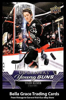 #ad 2023 24 Upper Deck Tyler Kleven #C116 Ottawa Senators UD Canvas Young Guns NHL