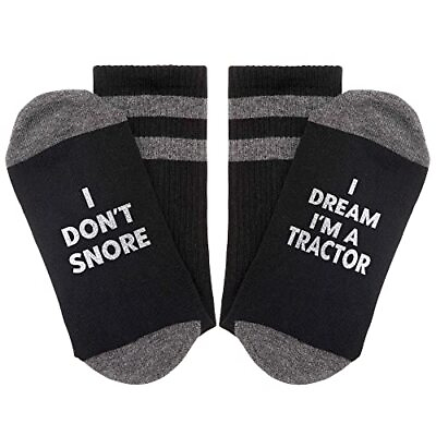 #ad I Don#x27;t Snore I Dream I #x27;m Riding My Tractor SocksTractor GiftGifts For MenGi...