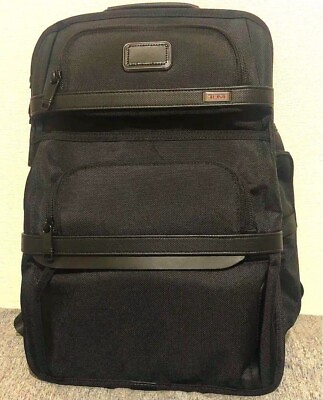#ad TUMI ALPHA3 2603578D3 Brief Pack Backpack FXT Ballistic Nylon Leather Black NEW