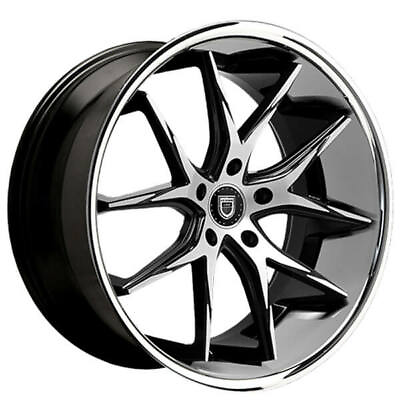 #ad 4 20quot; Staggered Lexani Wheels R Twelve BM W Chrome Lip Rims B43