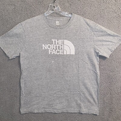 #ad The North Face Mens Large Short Sleeve T Shirt Gray