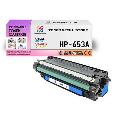 #ad TRS 653A CF321A Cyan Compatible for HP LaserJet M651dn M651n Toner Cartridge