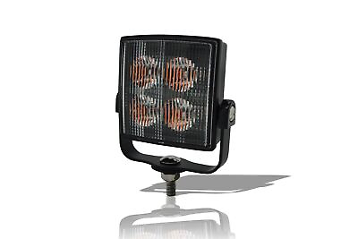 #ad 12v 24v Amber Square Strobe Flashing LED Recovery Breakdown Lamp Light Accessory