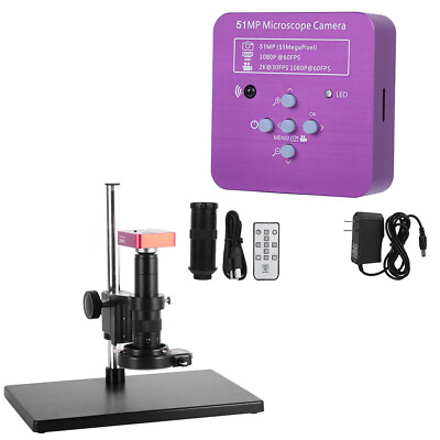 #ad FHD 51MP USB Industrial Digital Video Microscope Camera C Mount Lens
