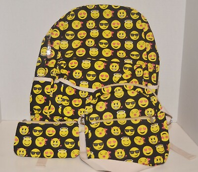 #ad Emoji Childrens Backpack 16quot; New