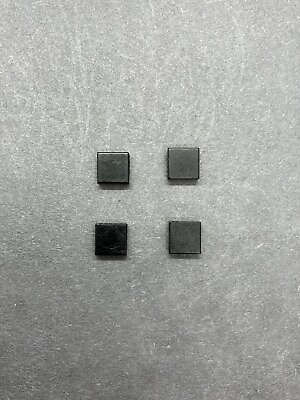 #ad LEGO Parts 3070 4pcs Tile 1x1 Vintage Black