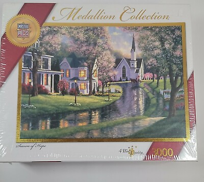 #ad Master Pieces Season of Hope 3000 pc Medallion Collection 4 Point Quality