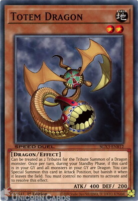 #ad SGX3 ENB12 Totem Dragon :: Common 1st Edition Mint YuGiOh Card