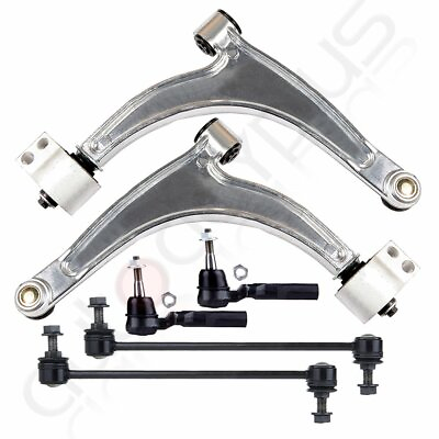 #ad Front Lower Control Arms Sway Bars Tie Rods For 2005 12 Chevy Malibu Pontiac G6