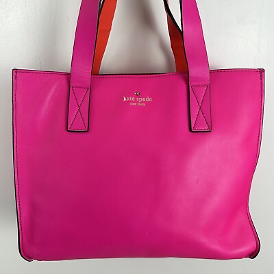 #ad KATE SPADE New York Brightspot Avenue Handbag Neon Pink
