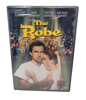 #ad THE ROBE Jean Simmons Victor Mature Richard Burton Romans 1953 DVD New
