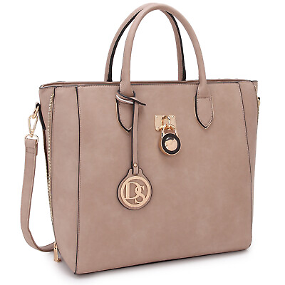 Dasein Women Fashion Top Handle Bags Satchel Purses Large Travel Handbag Tote $45.99