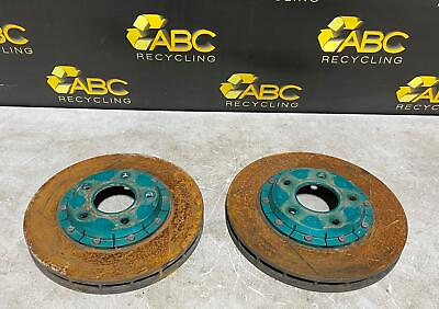#ad 1992 Nissan GTS 4 R32 Front Slotted Brake Rotor Set 2 Front Right Left