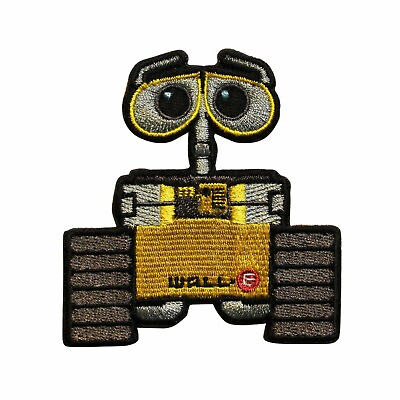 #ad Disney Pixar WALL E Trash Compactor Embroidered Iron On Patch Licensed 003 D