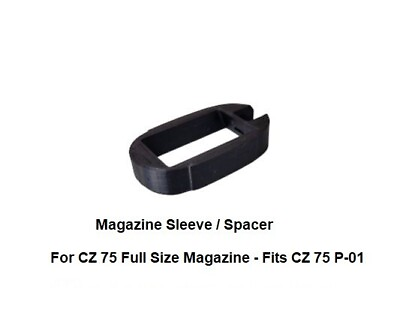 #ad CZ 75 P01 Magazine Sleeve Spacer Adapter Full Size Mec Gar Mag ZF P01 *1 Piece