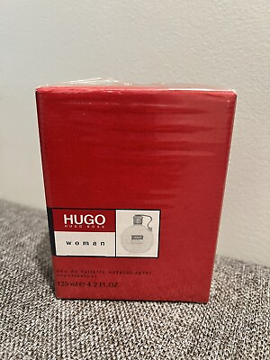 #ad Hugo by Hugo Boss Woman 4.2 oz 125 ml EDT VINTAGE for Her Women RARE RED