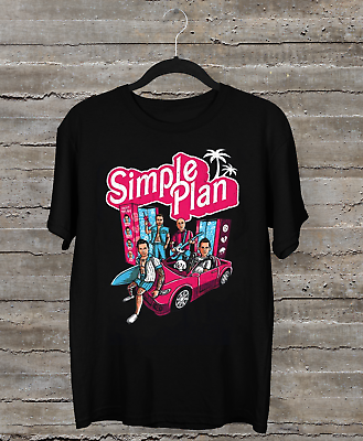 #ad Simple Plan Tour 2023 Short Sleeve Black Cotton All Size Shirt AH1752