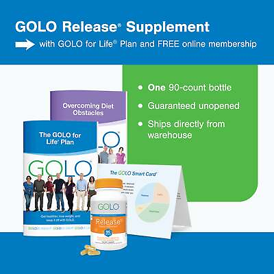 #ad GOLO Release supplement w GOLO for Life Plan 90 capsules SOLD BY GOLO
