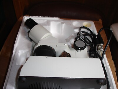 #ad Microscope Stereo Microscope W Integrated Stand and Light Source