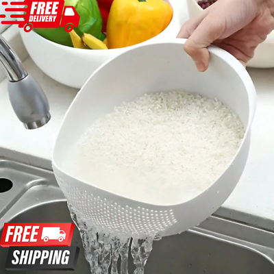 #ad Kitchen Washing Bowl Multi Functional Sink Drain Basket Wash Rice amp; More