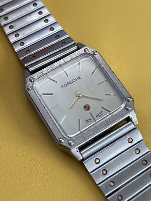 #ad porsche watch swiss mvmt vintage 90s For Parts Repair