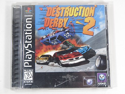 #ad Destruction Derby 2 Sony PlayStation 1 1997 CIB