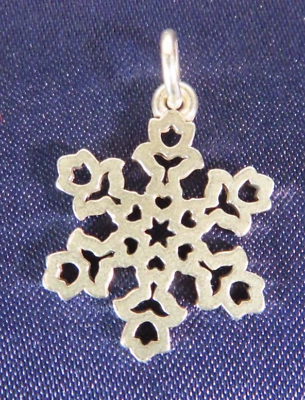 #ad James Avery 925 Dutch Snowflake Sterling Silver Charm