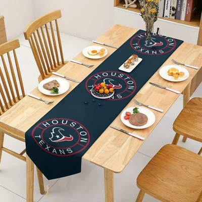 #ad 70*12.9quot; Table Runner Kitchen Table Decoration fans Gift Houston Texans