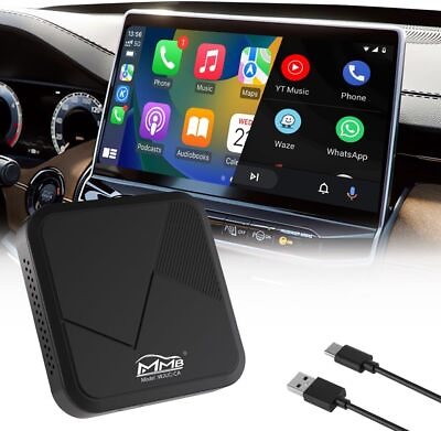 #ad The Magic Box Wireless Apple CarPlay Android Auto Adapter 2 in 1 Dual Channel