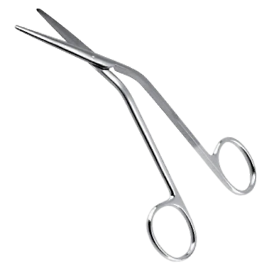 #ad Fomon Dorsal Scissors 5.5quot; Angled Standard Blades Lightweight Premium