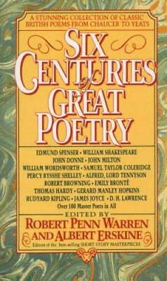 #ad Six Centuries of Great Poetry: A Stunning Collection of Classic British P GOOD