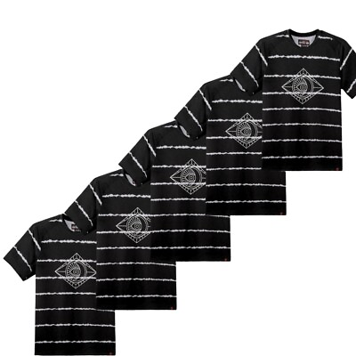 5 Pack Men#x27;s Cotton T shirt ComfortSoft Short Sleeve Crewneck Graphic Tees $11.99