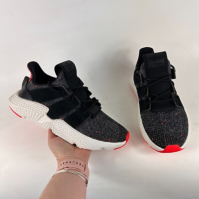 #ad Adidas Prophere Core mens size 7 black solar red speckled boost sneakers