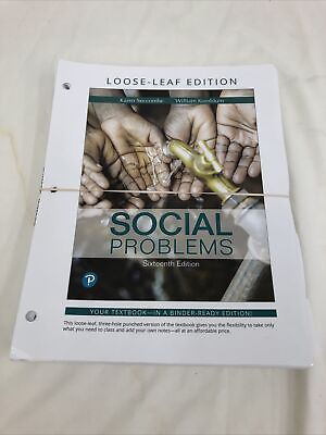 #ad USED VERY GOOD Social Problems: 16th Edition By Karen Seccombe William Kornblum