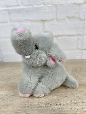#ad TL Toys 6quot; Trumpeter Elephant Plush Trumpeting Sound WORKS Stuffed Animal Toy