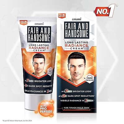#ad Emami Fair and Handsome Radiance Fairness Cream For Men 30g Pack of 2