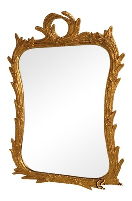 #ad 38416: FRIEDMAN BROTHERS #6485 The Thorpe Gold Designer Mirror NEW