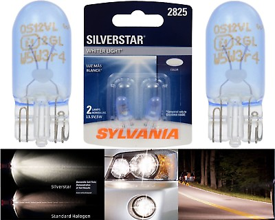 #ad Sylvania Silverstar 2825 5W Two Bulbs Rear Side Marker Parking T10 Replace OE