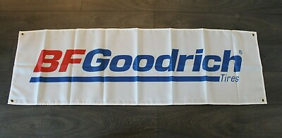 #ad BF Goodrich Tires Banner Flag Racing Auto Repair Tire Shop Mechanic Man Cave yy
