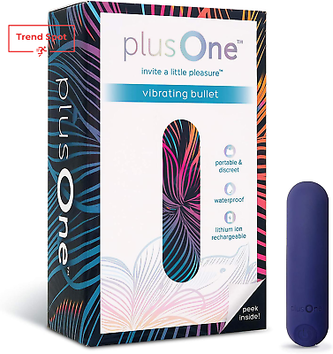 #ad Plusone Bullet Vibrator for Women Mini Vibrator Made of Body Safe Silicone Fu