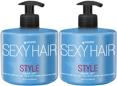 #ad Style Sexy Hair Hard Up Holding Gel 16.9 oz Pack of 2