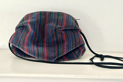 #ad Vintage striped handbag Montreal evening bag