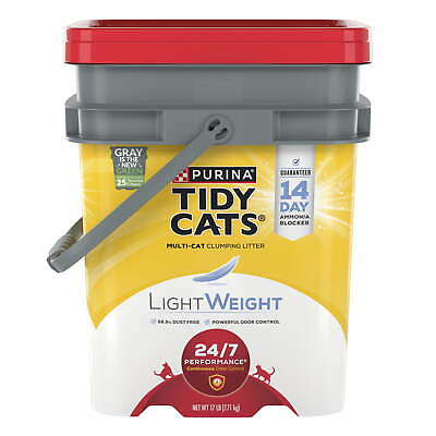 #ad Purina Tidy Cats LightWeight Clumping Cat Litter Low Dust 24 7 Performance