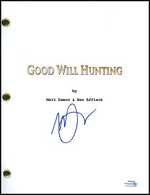 #ad Minnie Driver quot;Good Will Huntingquot; AUTOGRAPH Signed Full Script Screenplay ACOA