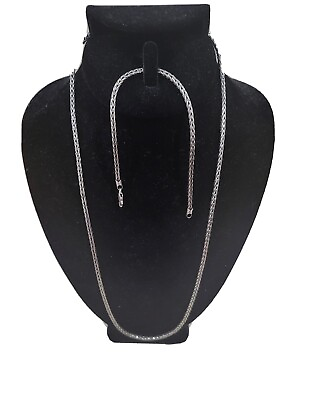 #ad silver necklace 925