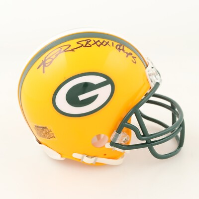 #ad Andre Rison Green Bay Packers quot;SB XXXIquot; Speed Mini NFL Helmet w COA