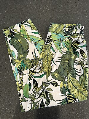 #ad Robert Louis Womens Palm Leaf Pants XL